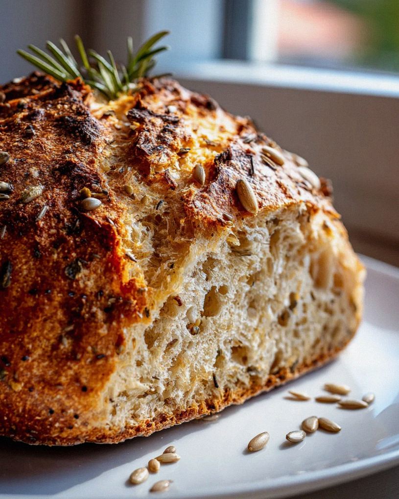 Airfryer Brot mit Körnern und Saaten – Rustikal & Gesund!