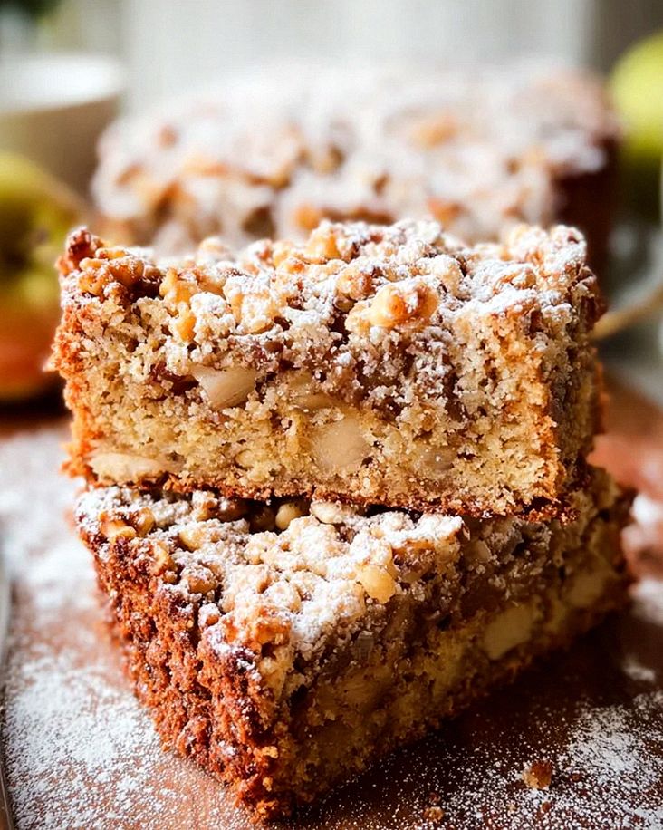 Apfel-Walnuss-Streusel-Kuchen