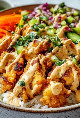 Bang Bang Hühnchenschüssel für schnelles Abendessen