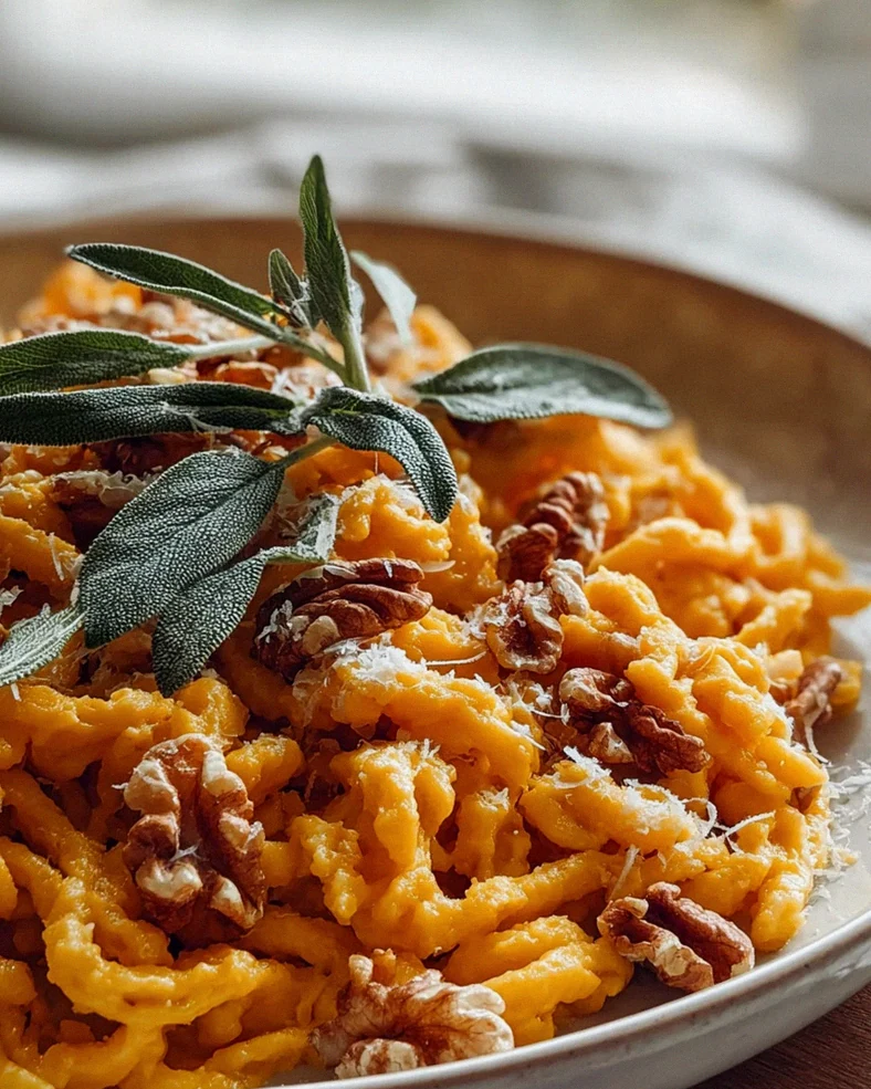 Bestes Kürbis-Spätzle Rezept mit Walnuss & Salbei – Schritt 2