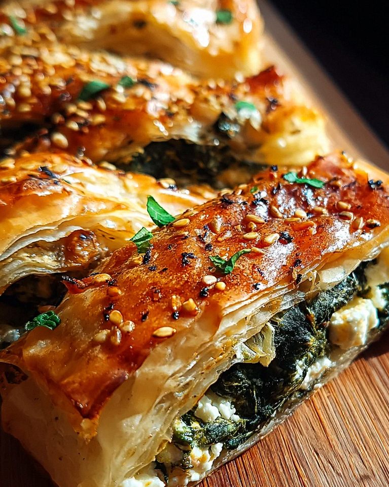 Börek mit Spinat und Feta