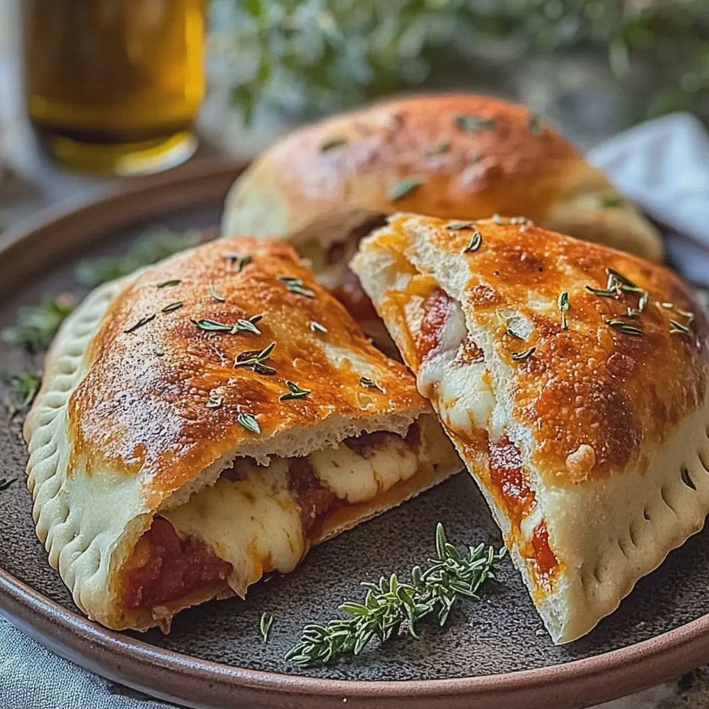 Calzone aus der Luftfritteuse Schnell zubereitet – Schritt 1