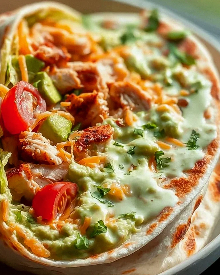 Cremige Chicken Avocado Ranch Burritos – Schnell & Lecker! – Schritt 2