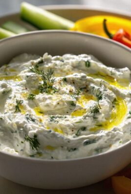 Cremiger Feta Dip mit Knoblauch & Joghurt – Dein Genuss!