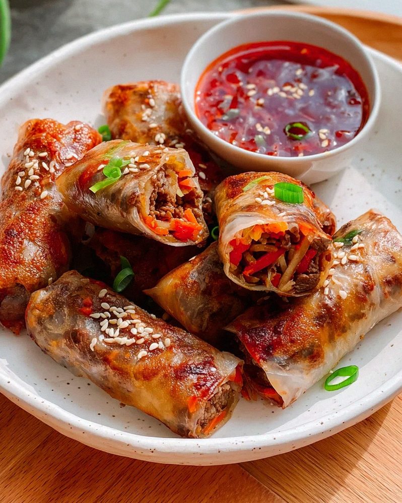 Crispy Frühlingsrollen Aus Dem Airfryer: So lecker!