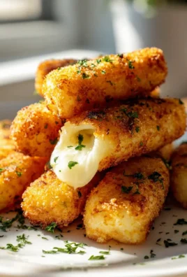 Crispy Mini Mozzarella Sticks from the Airfryer