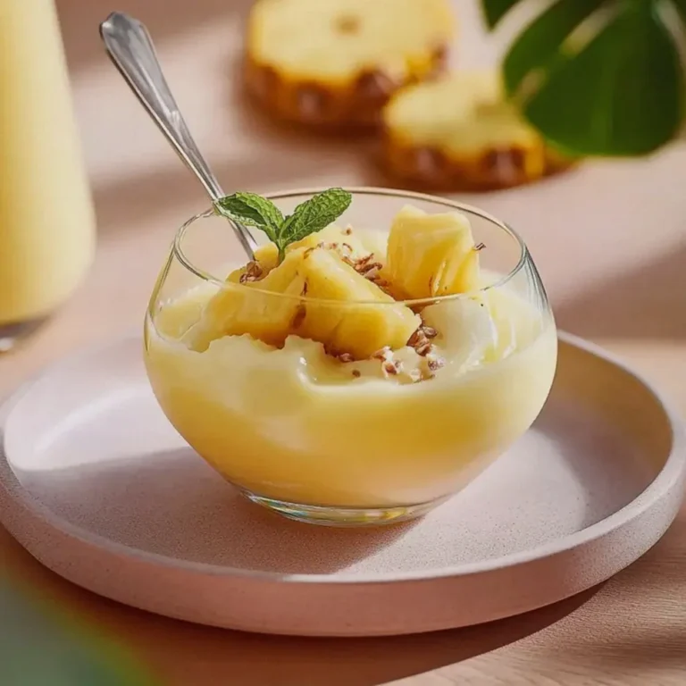 Eierlikörbowle mit Ananas und Traubensaftschorle für besondere Anlässe