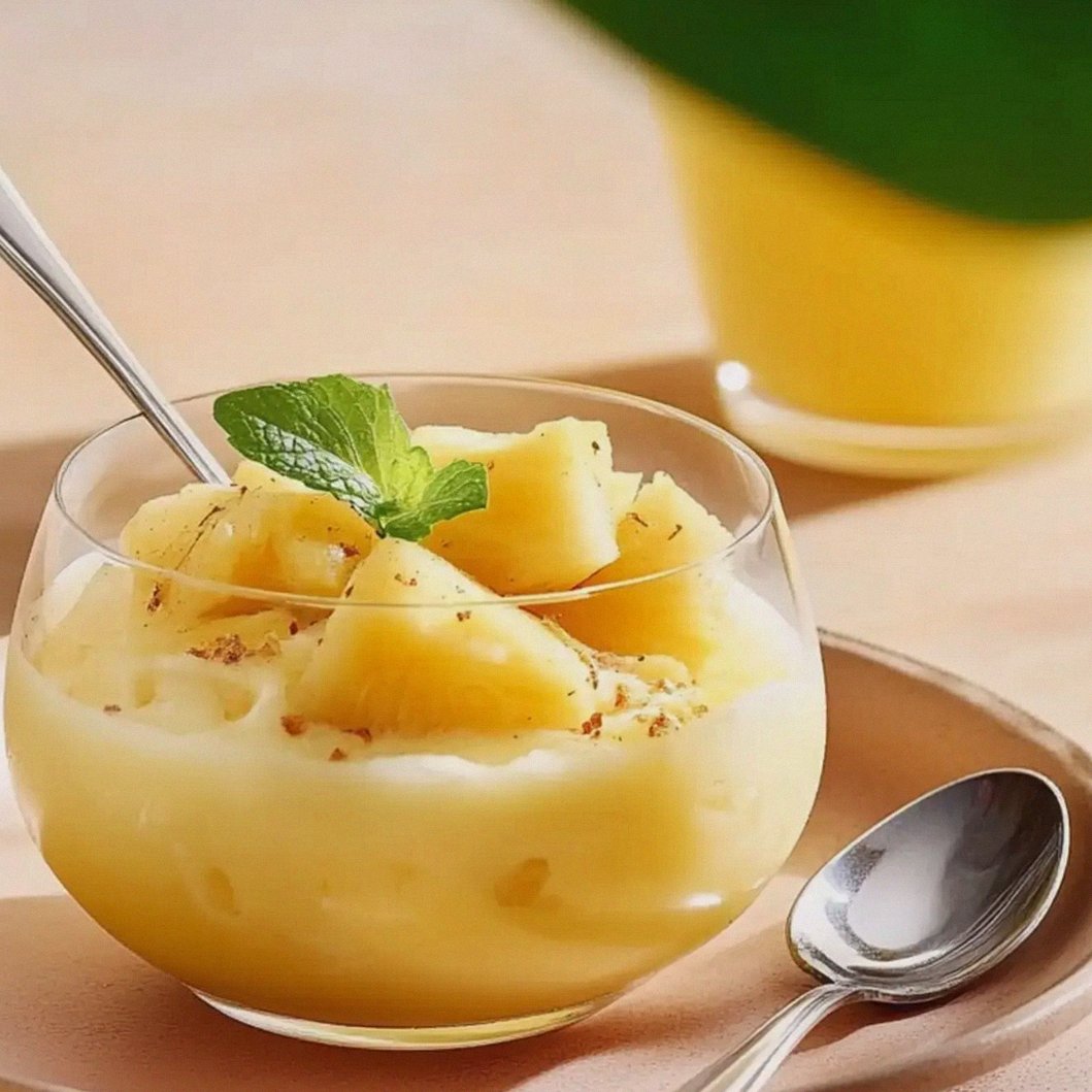 Eierlikörbowle mit Ananas und Traubensaftschorle für besondere Anlässe – Schritt 2