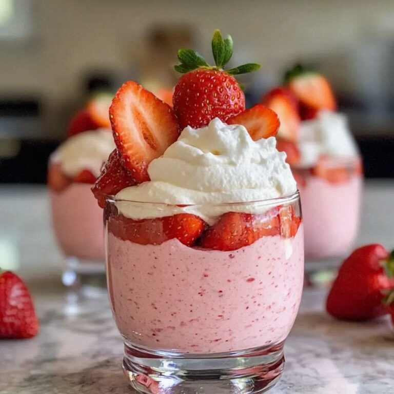 Erdbeer-Mousse in 10 Minuten – Einfach und Lecker