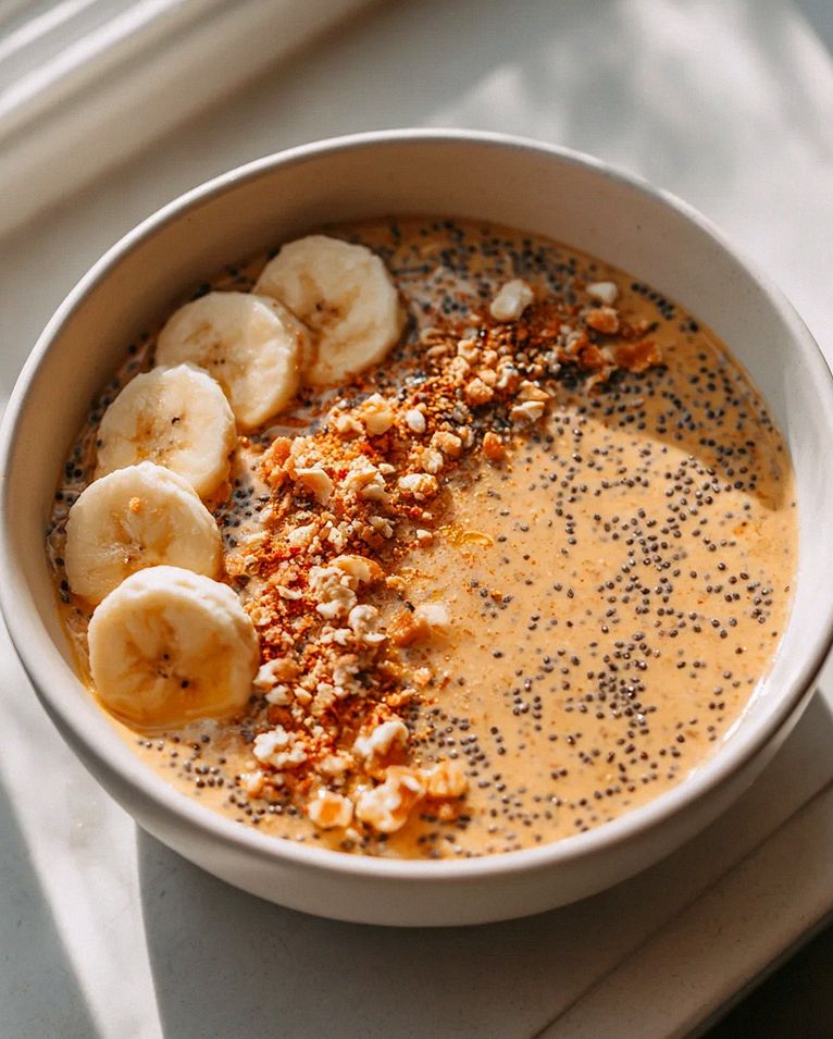 Erdnussbutter Chia Pudding: Gesundes Power-Frühstück!