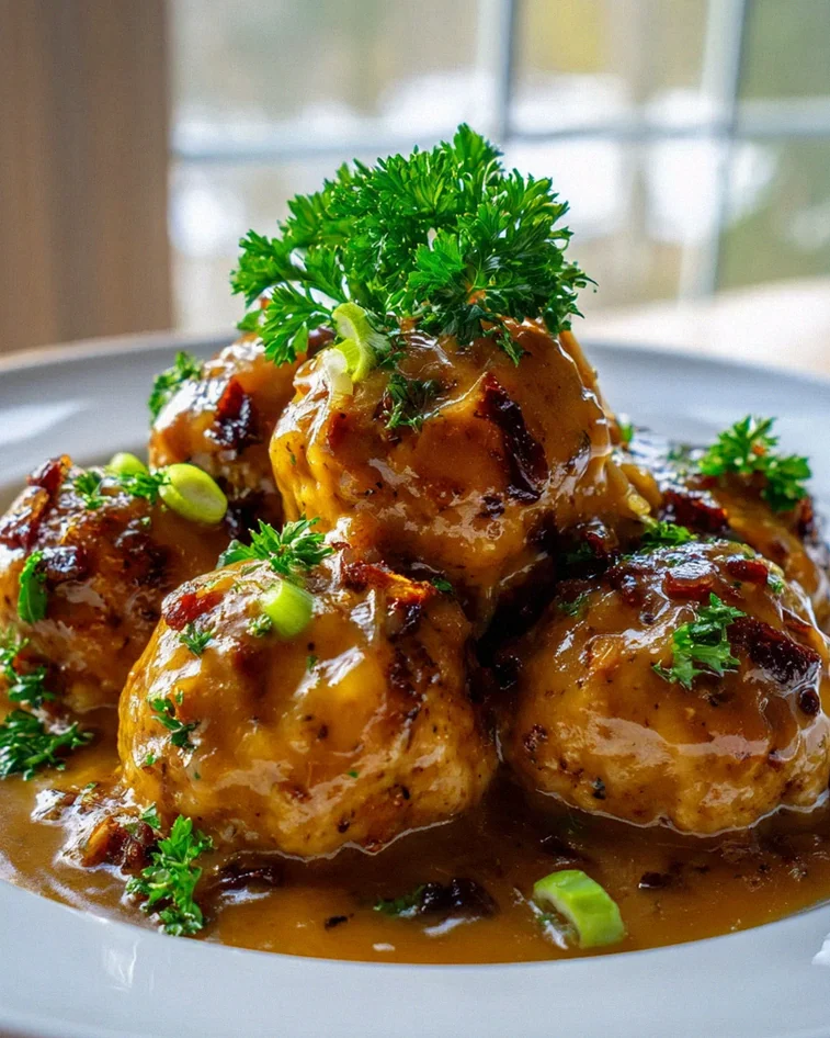 Französische Zwiebel-Fleischbällchen: Unwiderstehlich lecker!