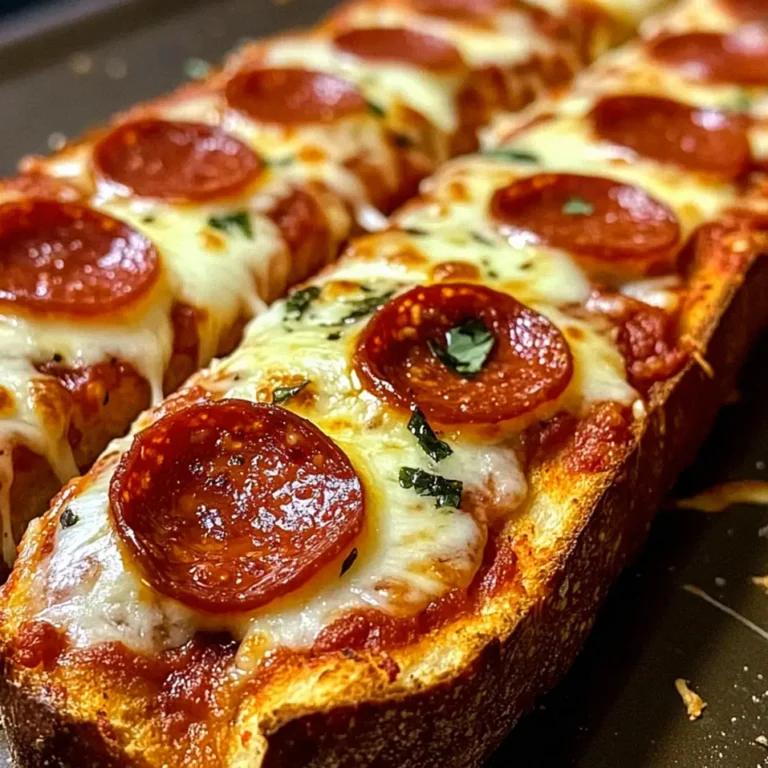Französisches Brot Pizza: Schnelle Genuss-Variante