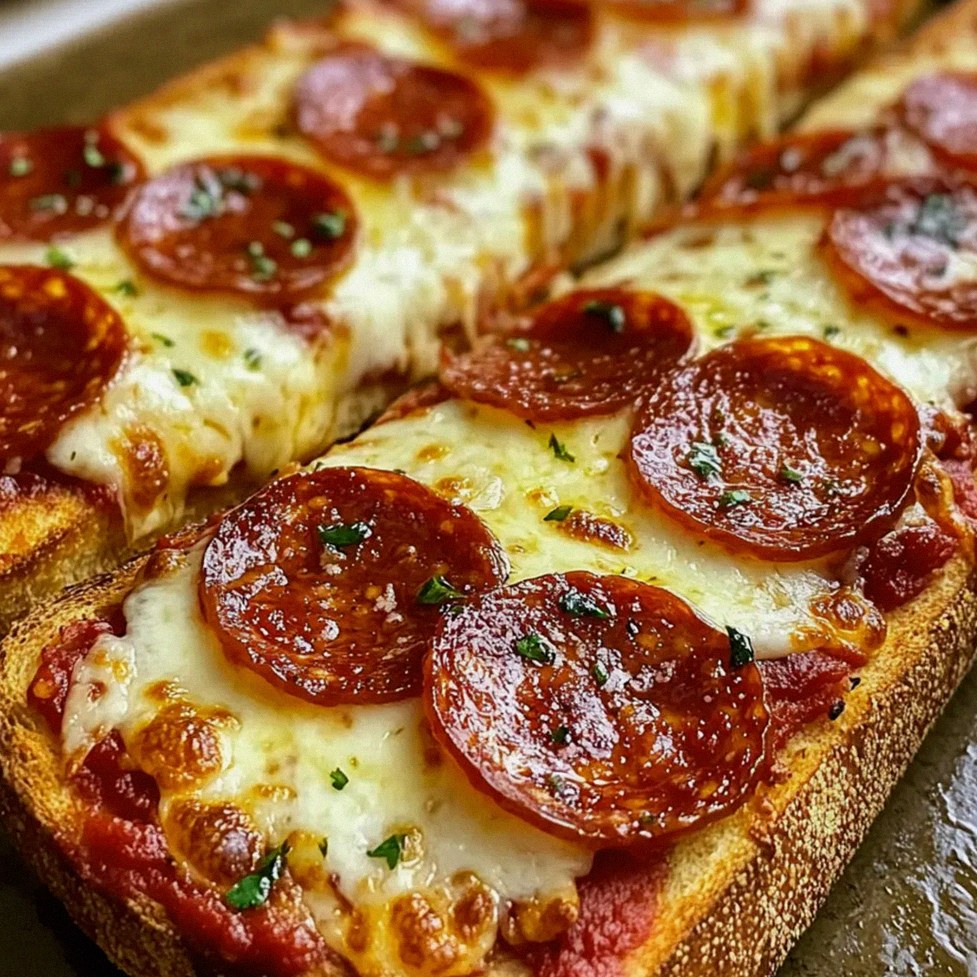 Französisches Brot Pizza: Schnelle Genuss-Variante – Schritt 2