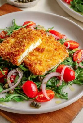 Gebackener Feta auf Rucolasalat – Ein Genuss für Feinschmecker!