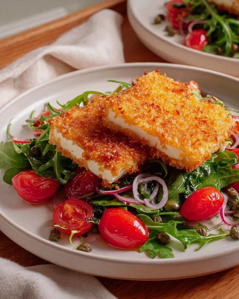 Gebackener Feta auf Rucolasalat – Ein Genuss für Feinschmecker! – Schritt 2