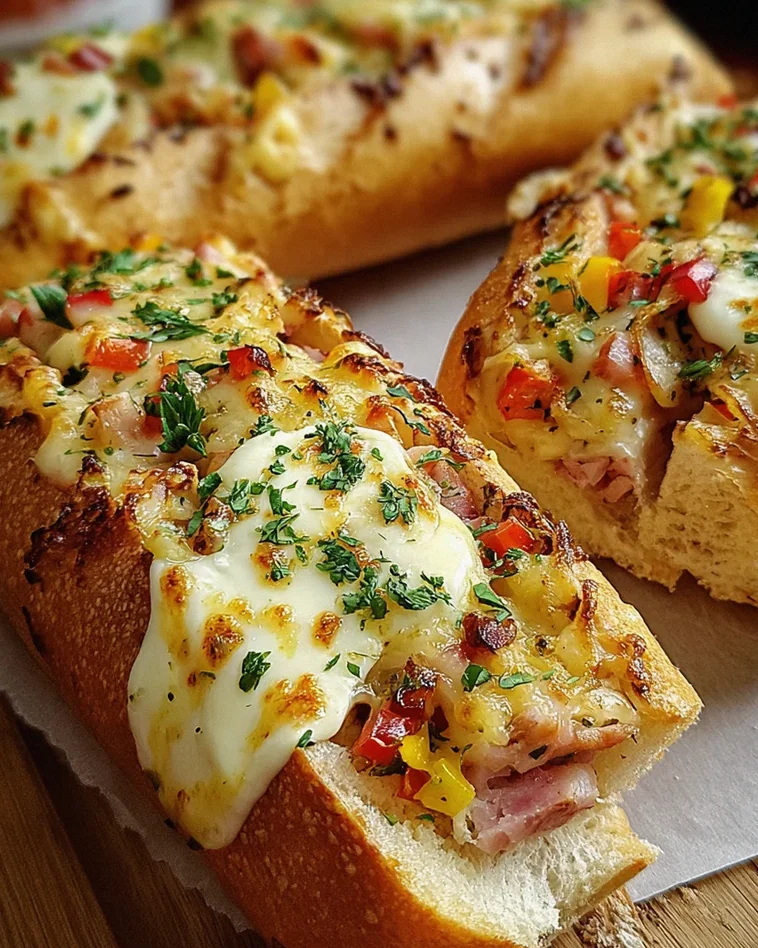 Gefüllte Ofen-Baguettes – Schritt 2