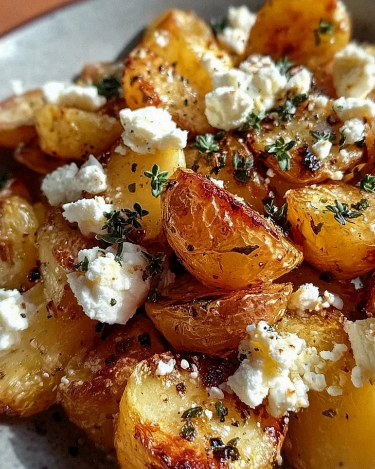 Geröstete Kartoffeln mit Feta und Knoblauch – Schritt 1