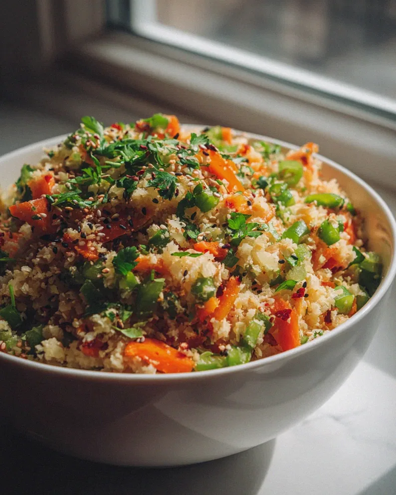 Gesunder Blumenkohlreis Stir Fry – Schnell & Lecker!