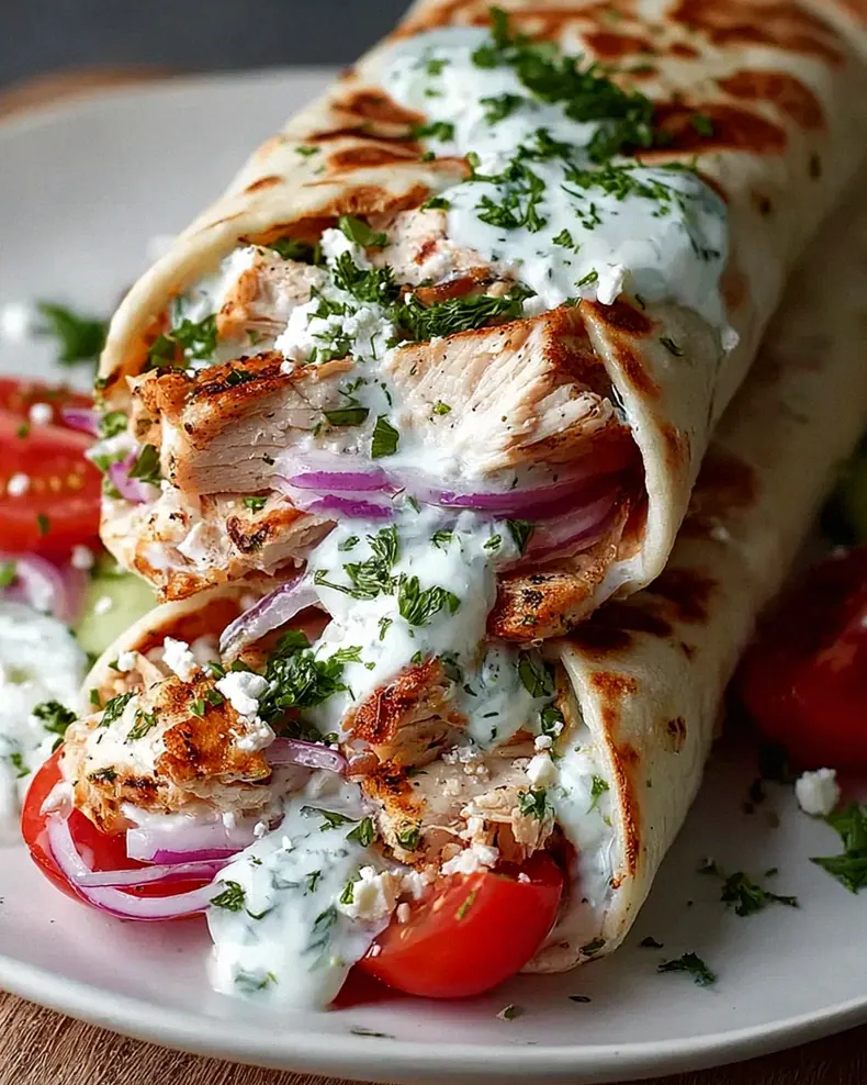Griechische Kipwraps mit Tzatziki – Einfaches Rezept!