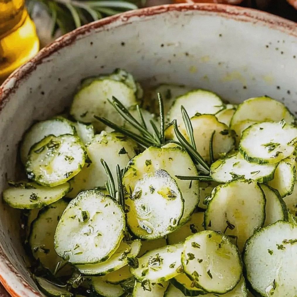 Gurkensalat mit Essig Öl – Schritt 2