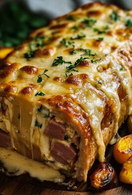 Hähnchen-Cordon-Bleu-Hackbraten