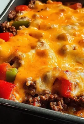 Hamburger Fajita Auflauf für den perfekten Feierabend