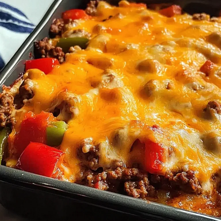 Hamburger Fajita Auflauf für den perfekten Feierabend