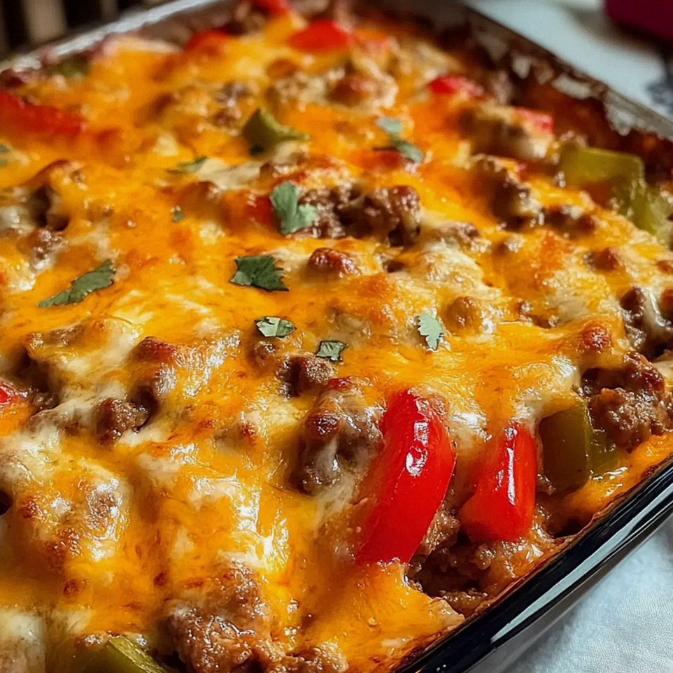 Hamburger Fajita Auflauf für den perfekten Feierabend – Schritt 1