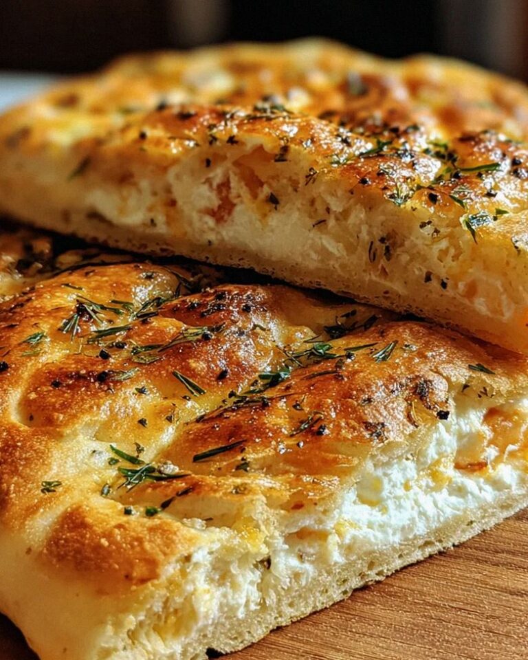 Hüttenkäse Fladenbrot