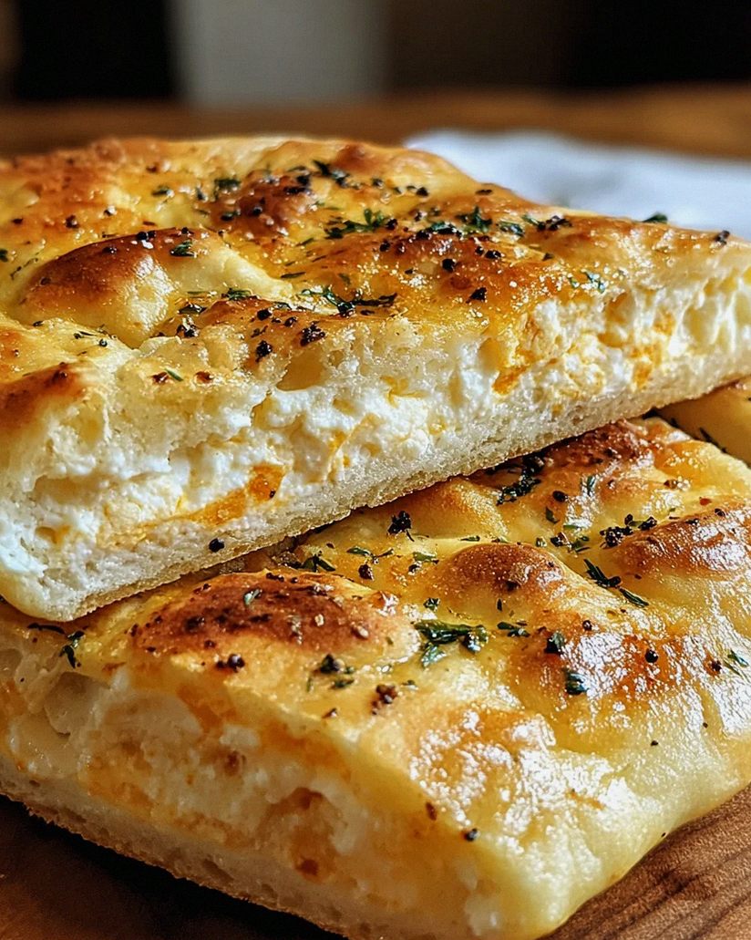 Hüttenkäse Fladenbrot – Schritt 2
