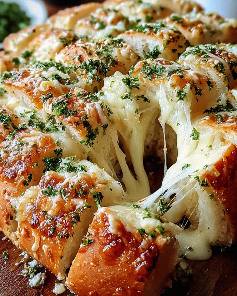 Käse-Knoblauchbrot zum Aufbacken