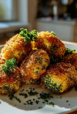 Knusprige Brokkoli-Käse-Nuggets
