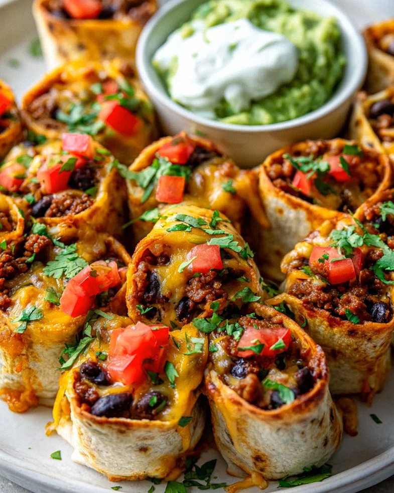 Knusprige Mini Burritos: Dein Beef Party Snack Rezept-Hit!