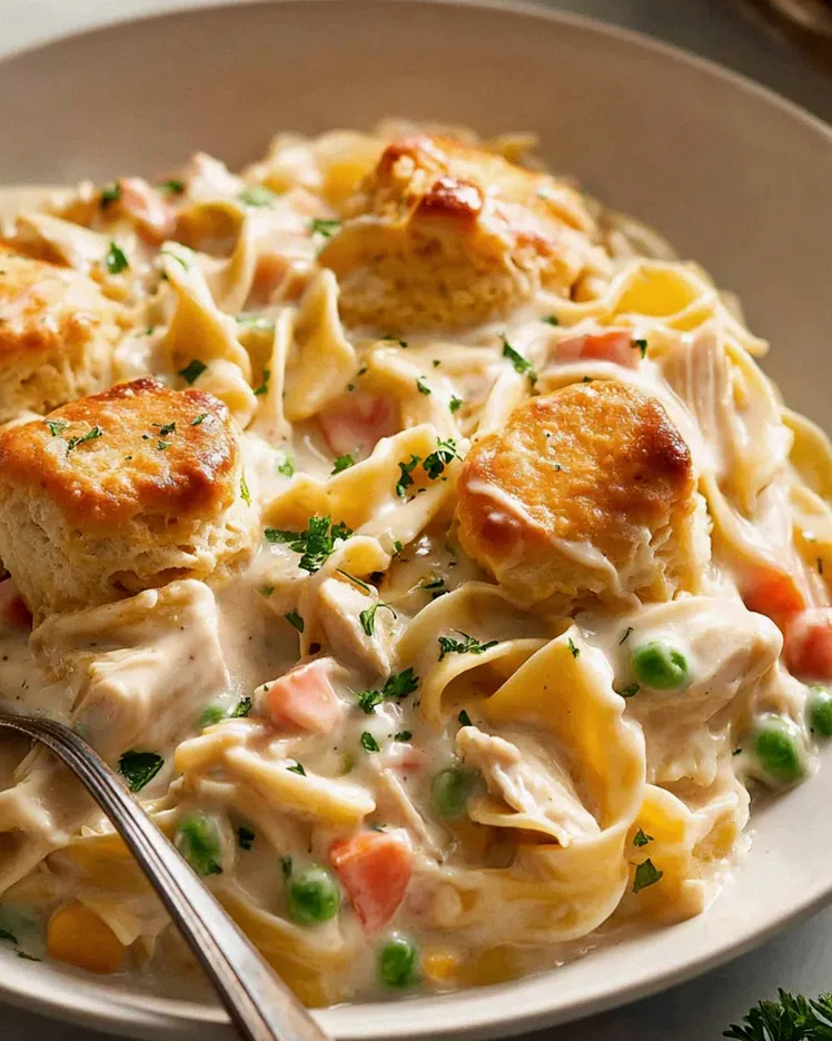 Köstliche Chicken Pot Pie Auflauf – Ein herzhaftes Rezept!