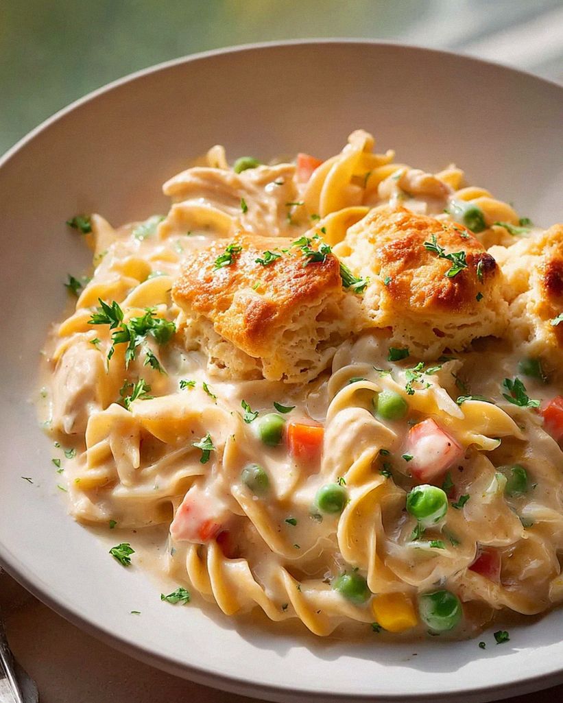 Köstliche Chicken Pot Pie Auflauf – Ein herzhaftes Rezept! – Schritt 2