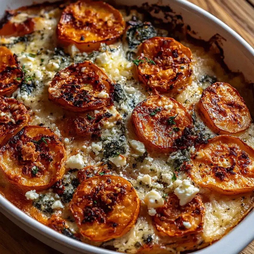 Köstliches Süßkartoffel-Gratin mit Feta – einfach unwiderstehlich! – Schritt 2