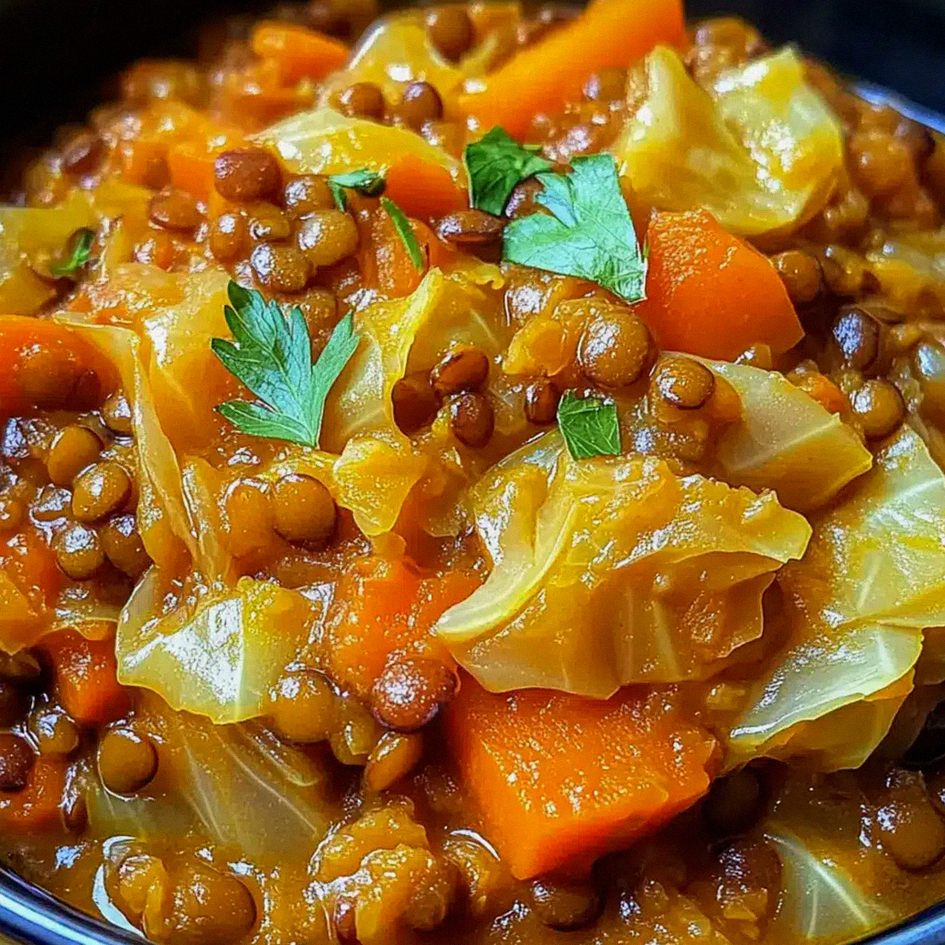 Kohl und Linsen: Herzhaft aus dem Slow Cooker – Schritt 1