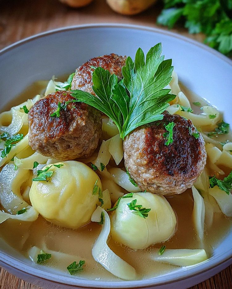 Kohlrabigemüse in heller