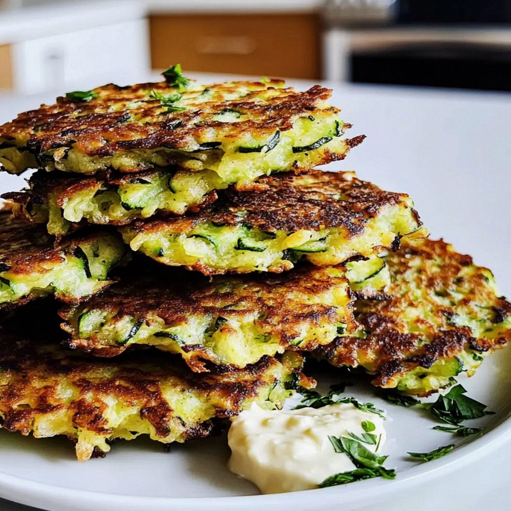 Krosse Zucchini-Puffer für den perfekten Snack