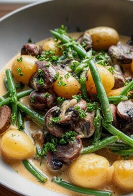 Leckere Kartoffel Pilz Pfanne mit Bohnen – Einfaches Rezept!