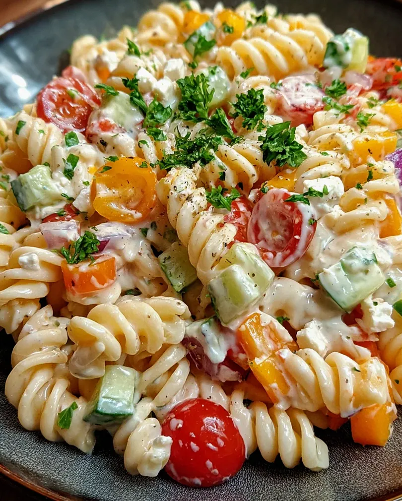 Leichter Nudelsalat mit Joghurt-Dressing – Schritt 1