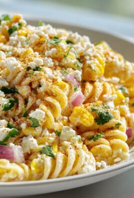 Mexikanischer Street Corn Nudelsalat Rezept – Einfach & Lecker