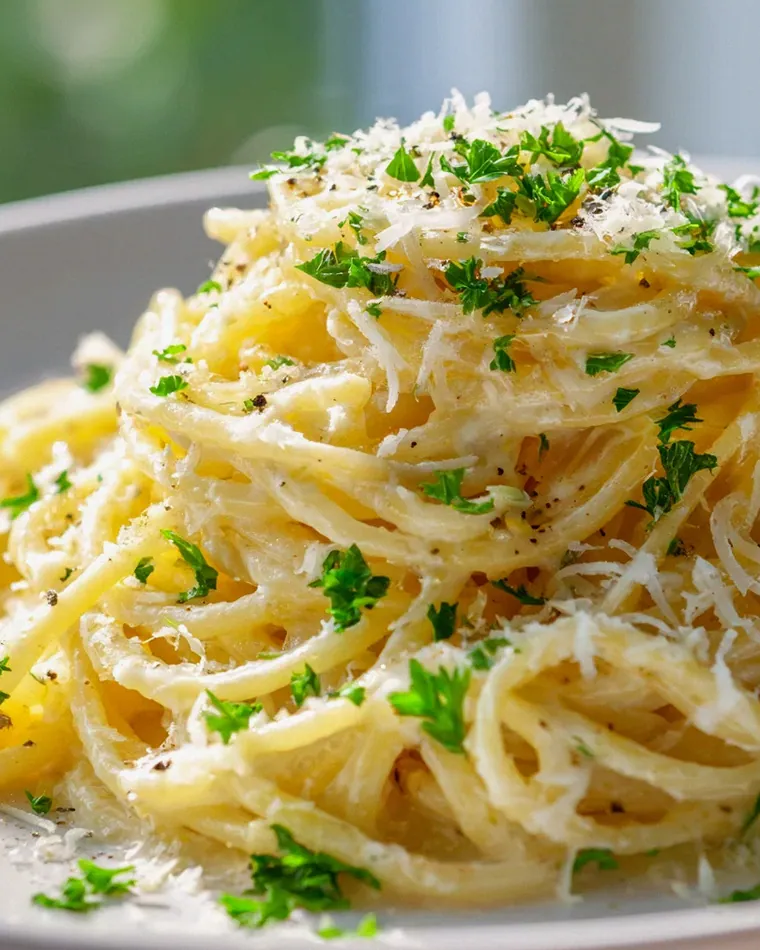 Mini Portionen Knoblauch Parmesan Nudeln – Ideal für Meal Prep!
