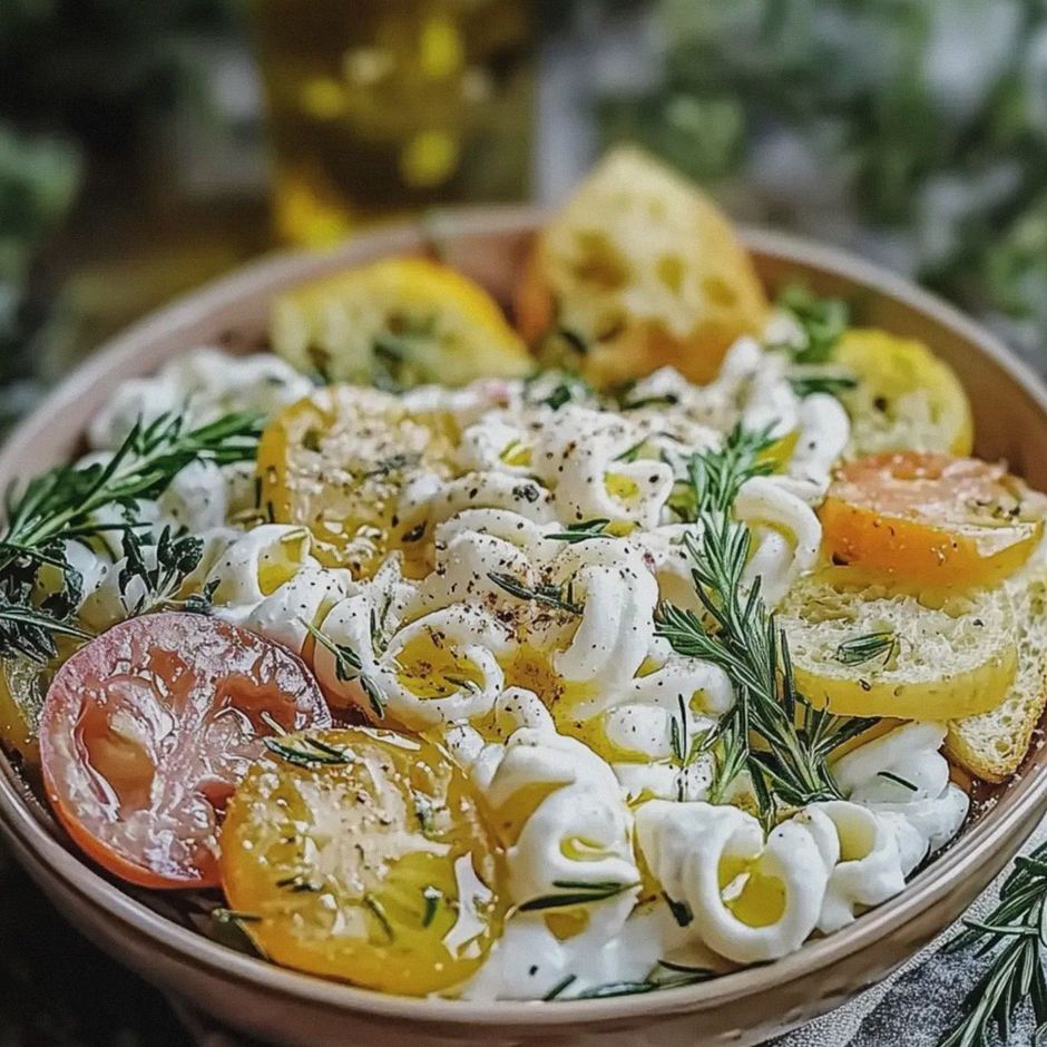 Nudelsalat mit Joghurt-Dressing für heiße Tage – Schritt 1