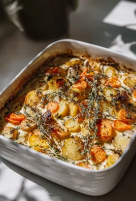 One Pan Potthucke mit Wurzelgemüse und frischem Thymian