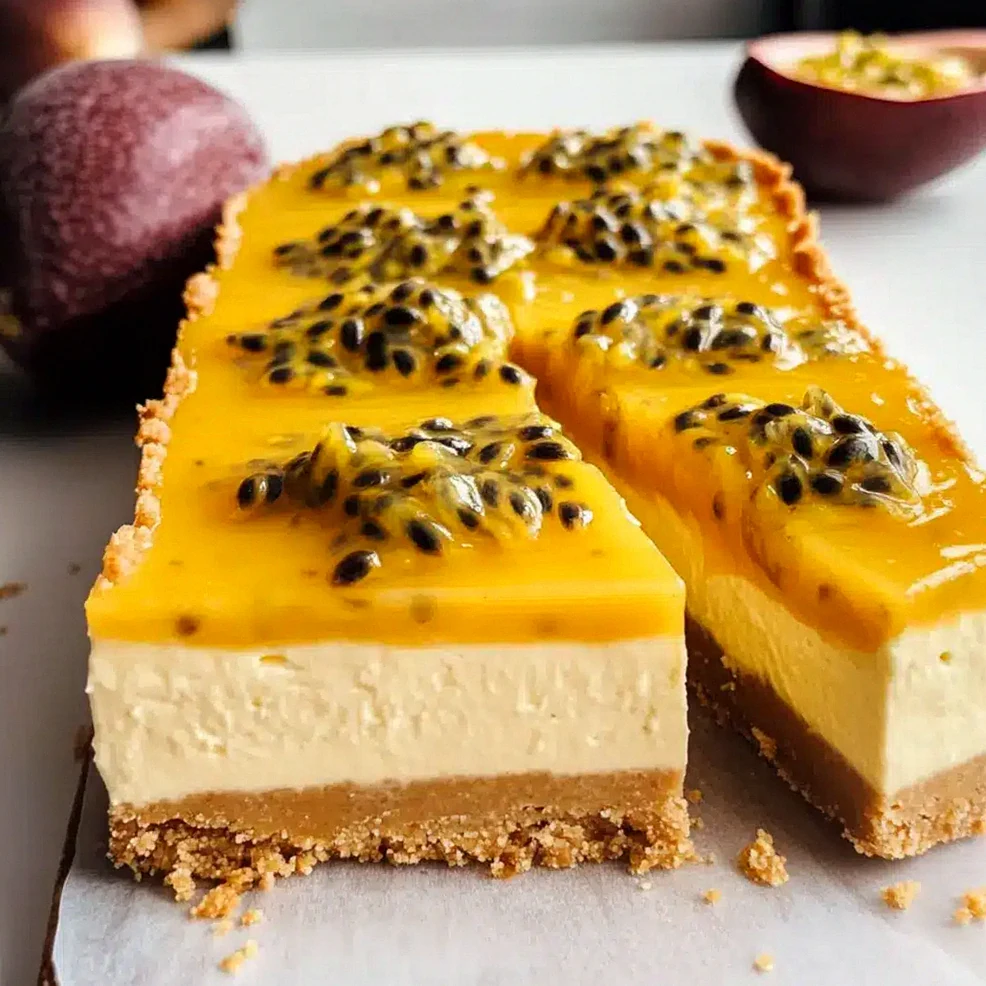 Passionsfrucht Käsekuchen - Vegan und No-Bake Genuss – Schritt 1