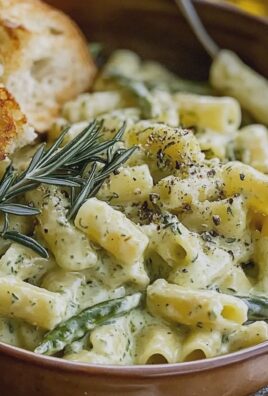 Pasta mit grünem Spargel Garnelen - Einfaches Rezept