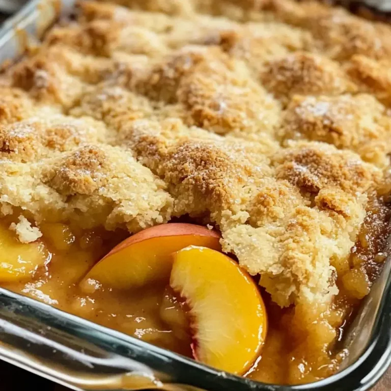 Pfirsichcrumble mit Joannas besonderem Twist