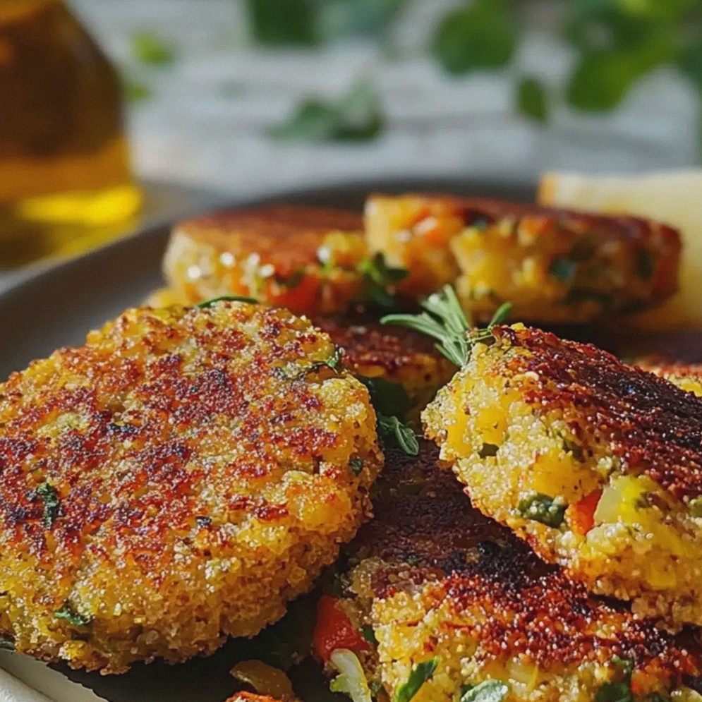 Quinoa Bratlinge mit frischem Gemüse zubereiten – Schritt 2