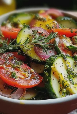 Salat zum Abnehmen mit frischem Gemüse und Avocado